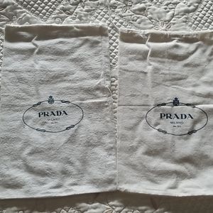 PRADA Set of 2 Shoe Bags